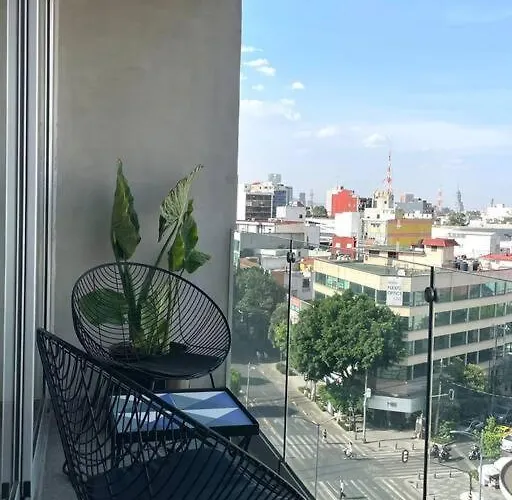 Apartamento Depto Con Alberca Zona Condesa México DF